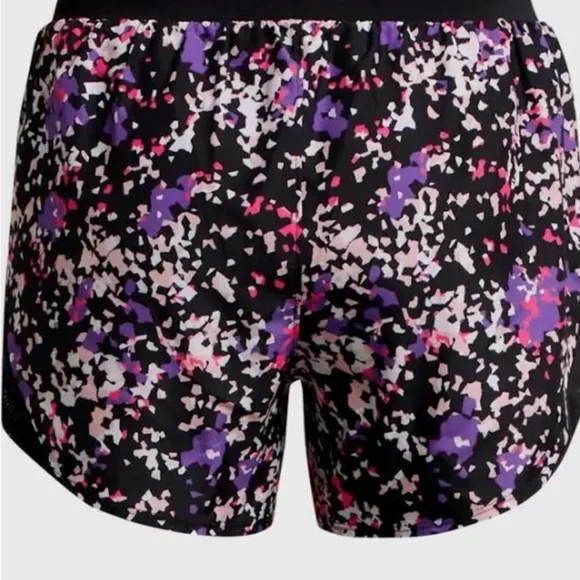 Under Armour Women's Fly-By 2.0 Printed Shorts - Picture 3 of 5